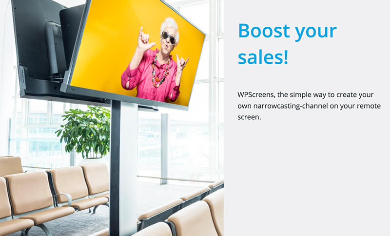 Free digital signage system with WP Screens